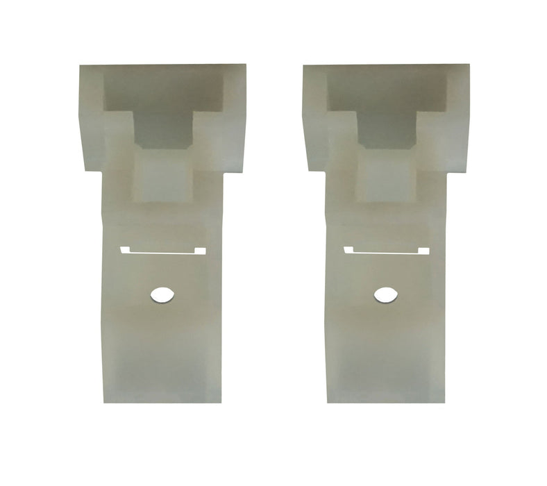 WRS Seasonall 1-13/16" White Sash Cam without Roller - 2 Pack
