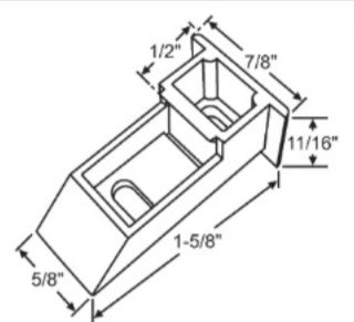 WRS 1-5/8" Sash Cam - White