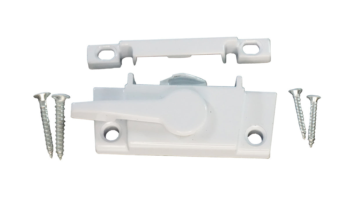 WRS 2-1/8" Sweep Lock & Keeper Set - White
