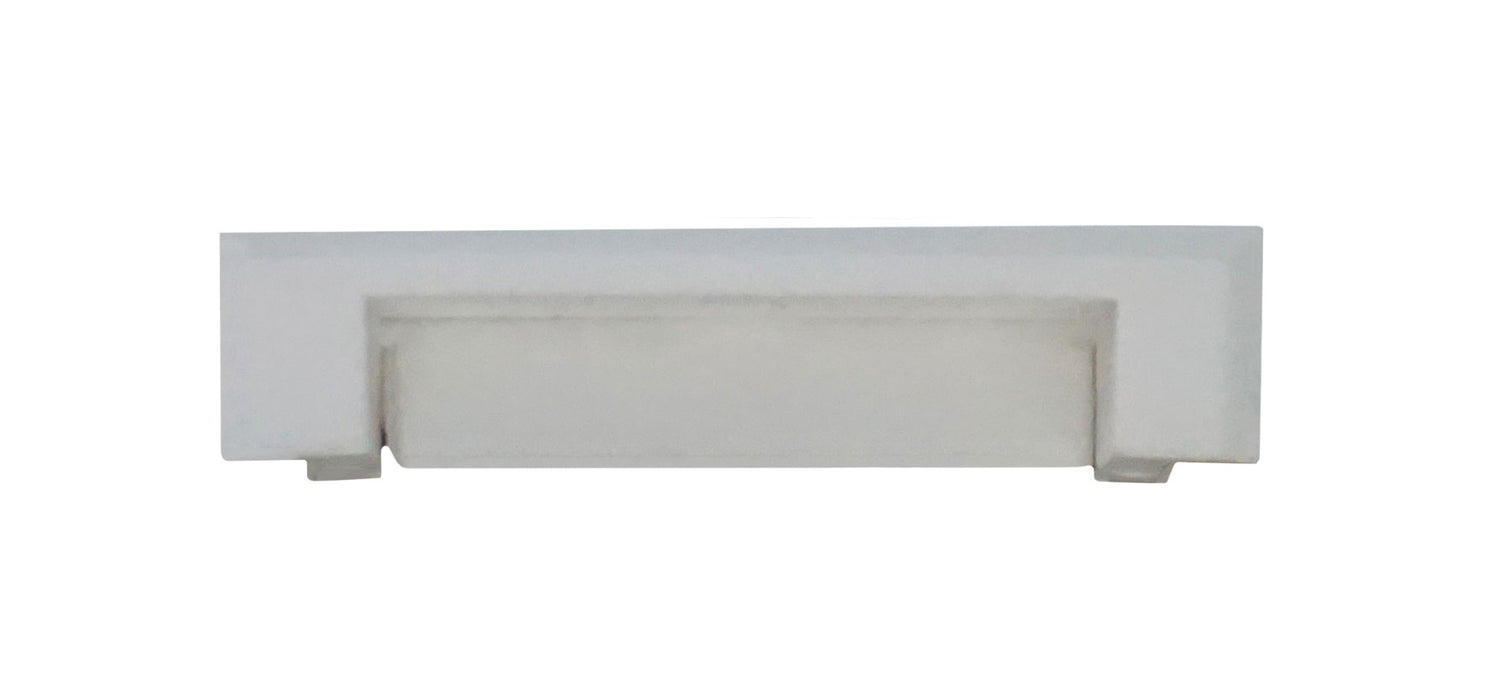 WRS 1-1/2" Weep Hole Cover with Flange - White