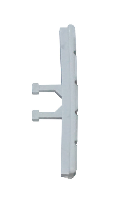 WRS 2" Tilt Latch Slide Button - White