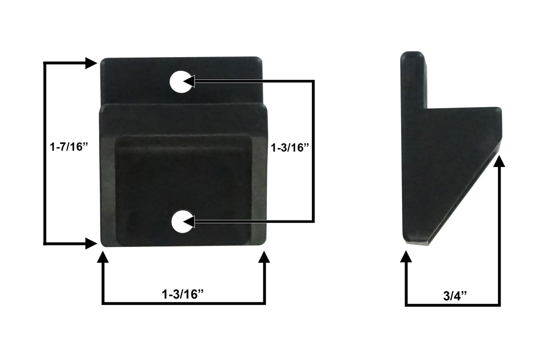 WRS Graham 1-7/16" Carrier Attachment  -  Black