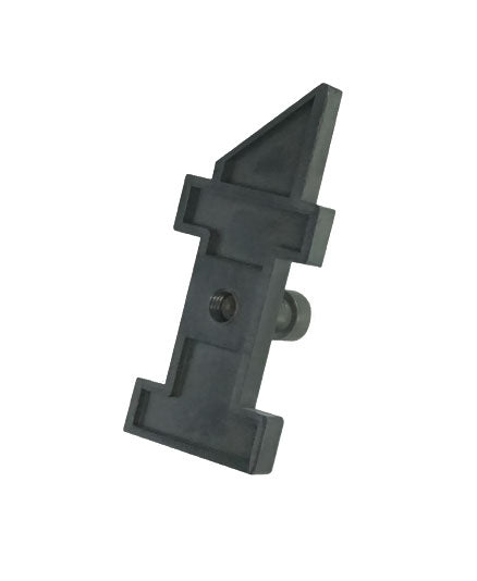 WRS 3-1/4" Non Handed Tilt Latch with Screw - Black
