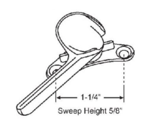 WRS Kinco 1-1/4" Sweep Lock - Die-Cast