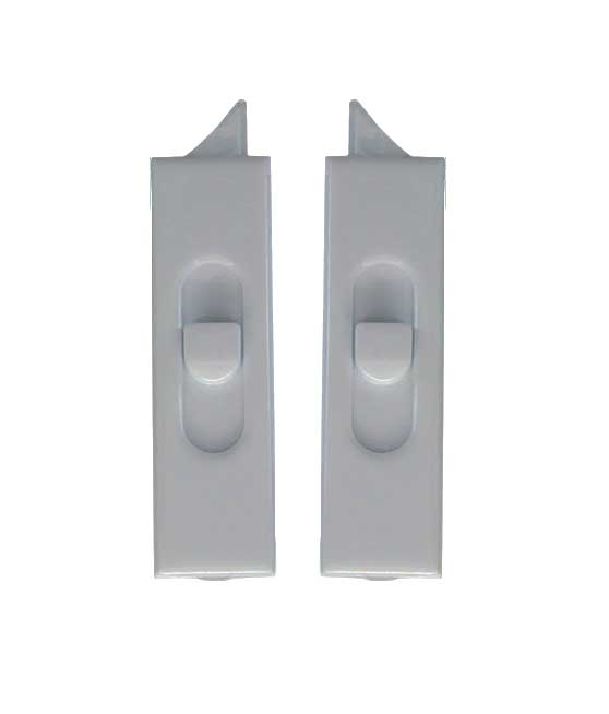 WRS 2-3/8" Surface Mounted Snap-In Tilt Latch Set - White