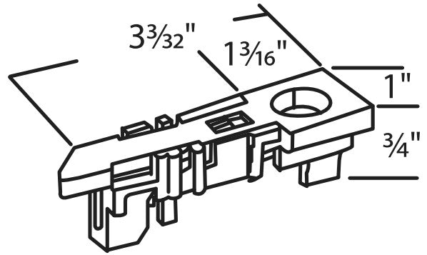 WRS 3-3/32" Left and Right Hand Tilt Latch Set - White