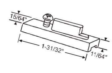 WRS Keller Die-Cast Pivot Bar with Screw - 1-31/32"