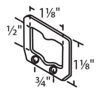WRS 1-1/8" Keeper - White Bronze