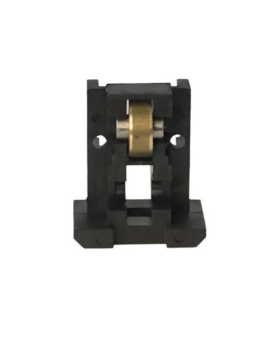 WRS 1-13/32" Plastic Housing with Brass Roller - Black