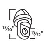 WRS 5/8" Balance Cap - Spiral Balances