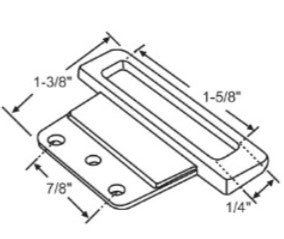 WRS 1-3/8" Keeper - Chrome