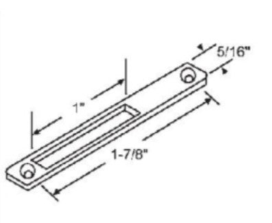 WRS 1-7/8" Keeper - Chrome