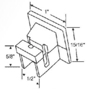 WRS New Security 1" Top Guide - White