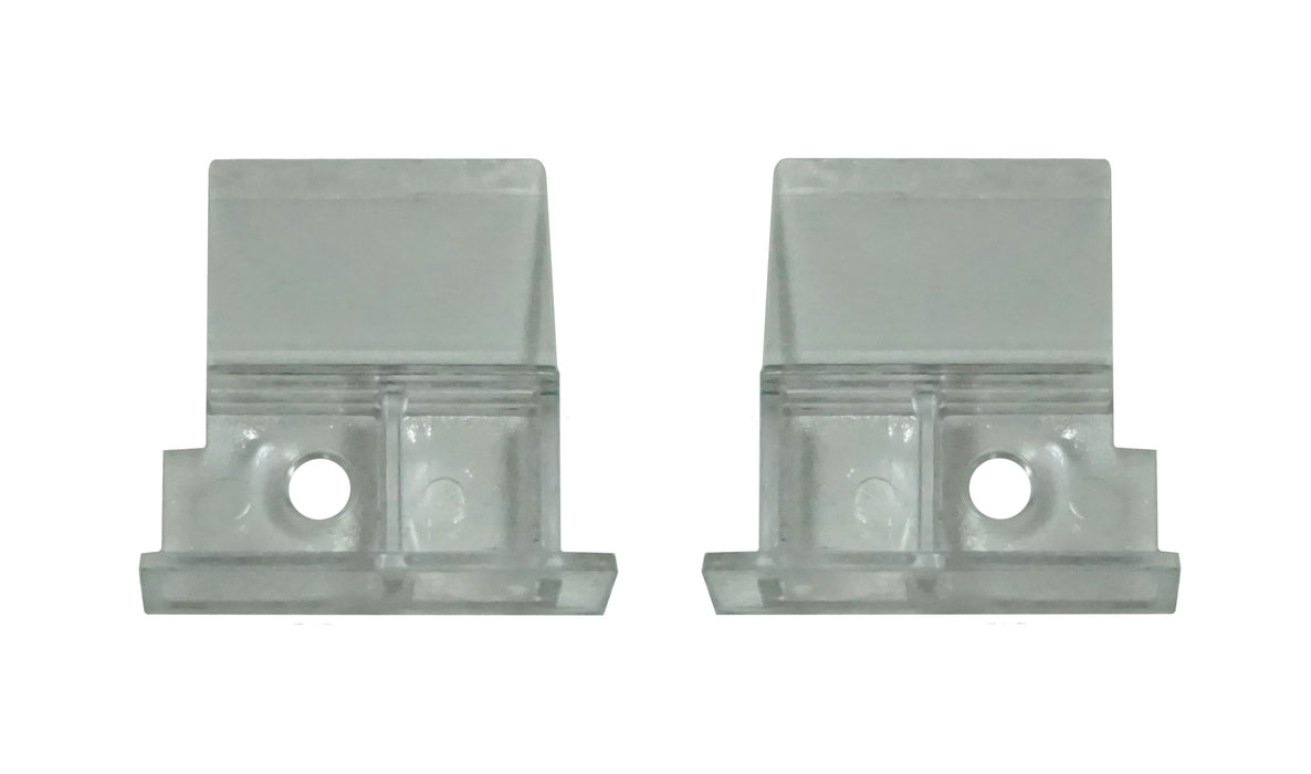 WRS 1-3/8" Left & Right Hand Vent Clip/Sash Guide Set - Clear