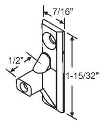 WRS Die Cast V-Plough Pivot Bar - Side Mount