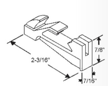 WRS 2-3/16" Balance End Bracket - Black