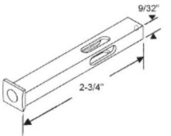 WRS 2-3/4" Latch Assembly Housing - Red