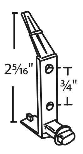WRS 2-5/16" Pivot Bar - Die-Cast