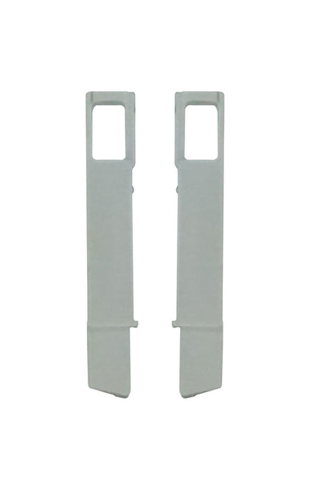 WRS 4-1/8" Left & Right Hand Plastic Slide Bolt Set - White