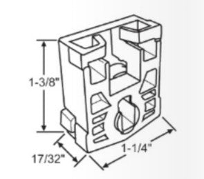 WRS Direct Tie-in Pivot Lock Shoe - 1 1/4"