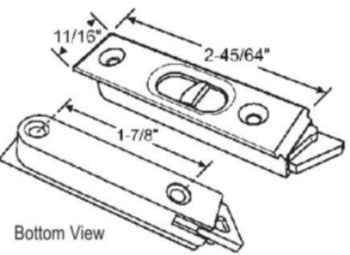 2-11/16" Tilt Latch - Left or Right Hand