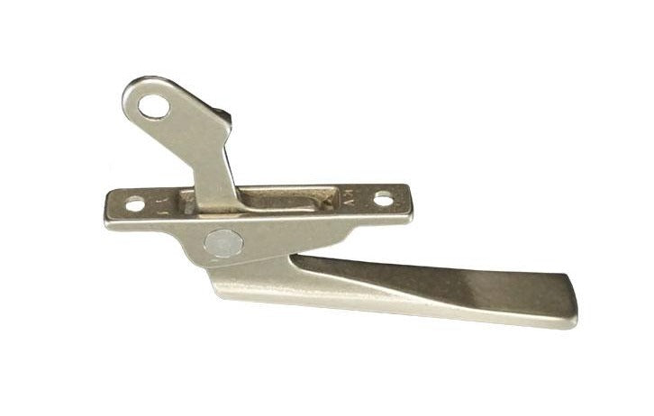 3-3/4" Left Hand Locking Handle - White Bronze