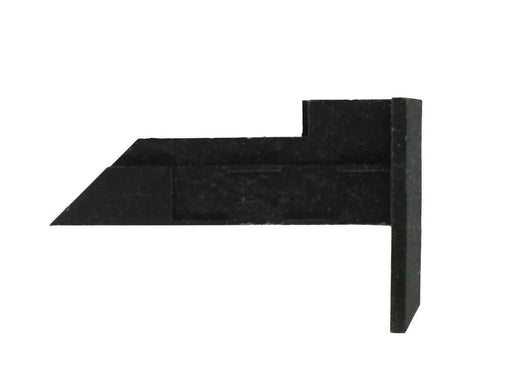 020-157 side view of 1-7/8" x 2-1/16" Black Sash Cam