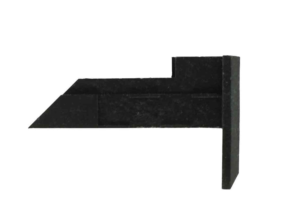 020-157 side view of 1-7/8" x 2-1/16" Black Sash Cam