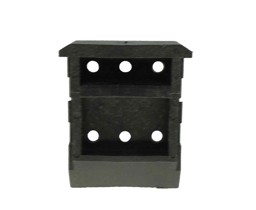 020-157 Top View of 1-7/8" x 2-1/16" Black Sash Cam