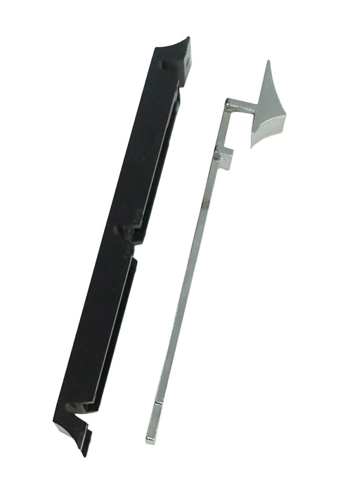 WRS Alenco S7000 Series Plunger Lock & Bolt Set - Black