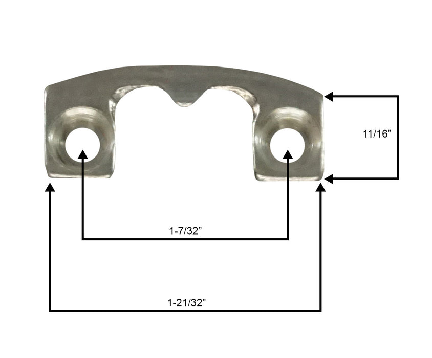 WRS 1-21/32" Keeper - White Bronze