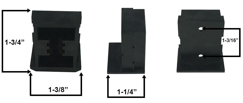 WRS Sliding Window Roller Housing - Black