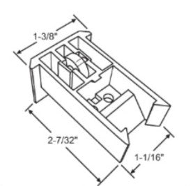 WRS Sliding Window Roller - Black