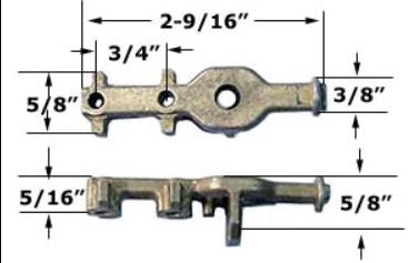 WRS 2-9/16" Pivot True Pivot Bar - Die Cast