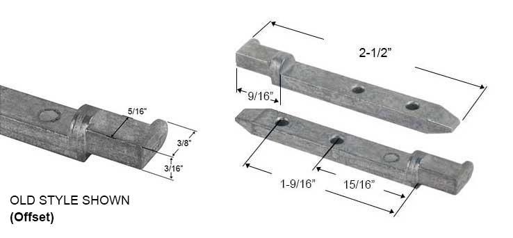 WRS 2-1/2" Pivot Bar Set - Die Cast  (Milgard)