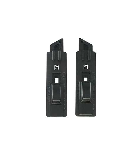 WRS 3-3/16" Internal Tilt Latch Set with Thumb Button - Black