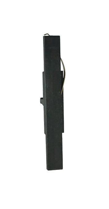 WRS Sliding Door Lock Bolt with Spring - Black
