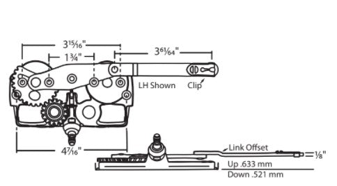 Left Hand Dyad Entrygard Operator - Offset Down