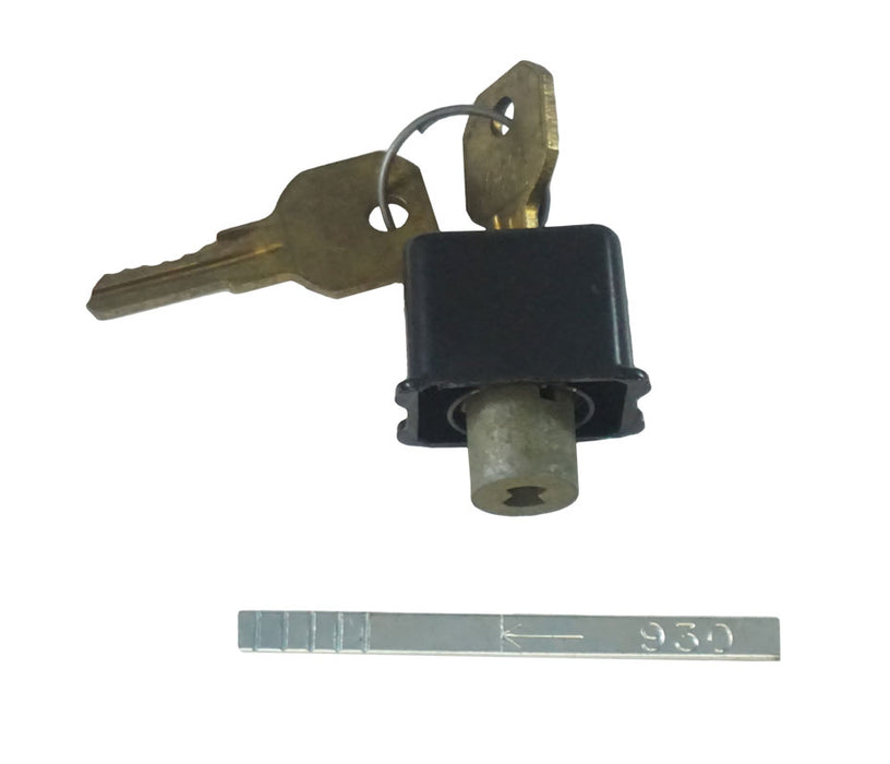 Key Lock Thumb Button - Black