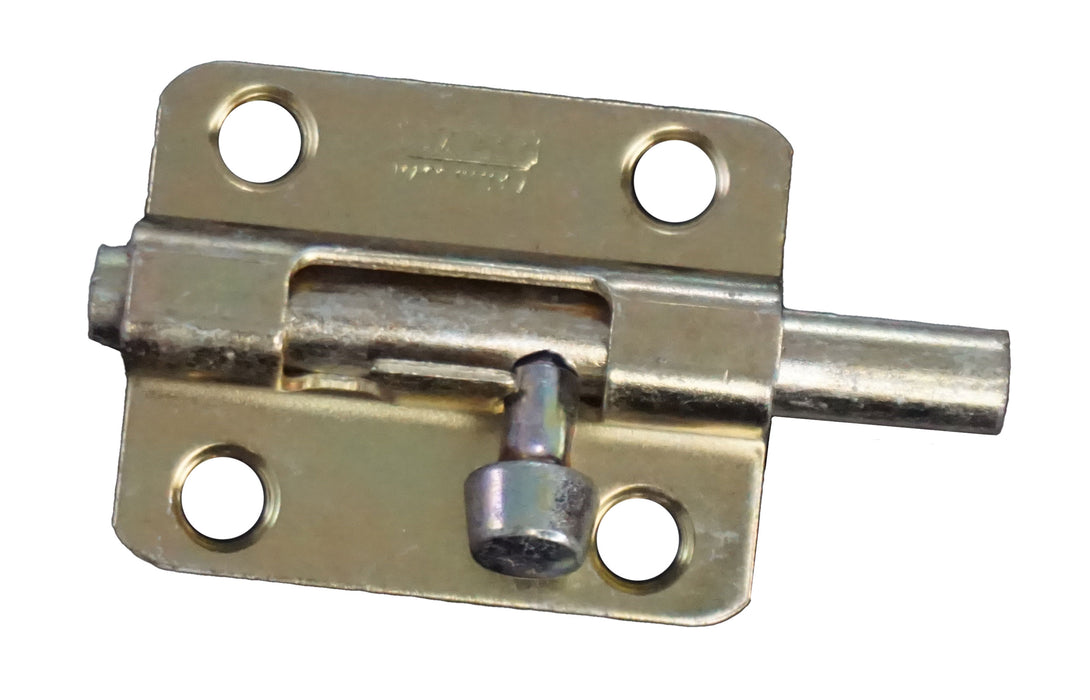 WRS 1-1/4" Slide Bolt - Brass Finish