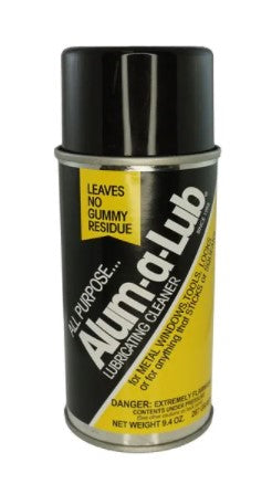 Alum-a-Lub All Purpose Lubricating Cleaner - 3 in 1 Lubricant Degreaser Cleaner Spray - Anti-Rust Garage Door Lubricant Spray for Metal Parts, Doors, Windows, Springs, Locks & More - 9.4 Oz.