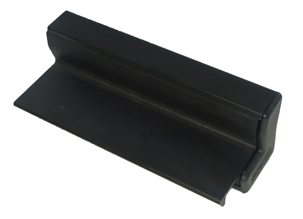 WRS 4" Surface Mounted Sliding Window Lock - Black (Anodized)