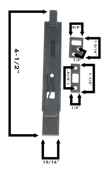 WRS Nylon Shoot Bolt Assembly - Black