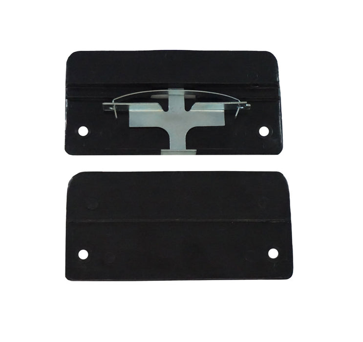 WRS 3-9/16" Patio Door Handle Set - Black