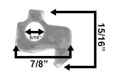 Patio Door Cam Latch - "C"