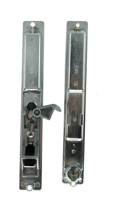 WRS Spring-Loaded Double Locking Patio Door Handle & Lock Set - Chrome