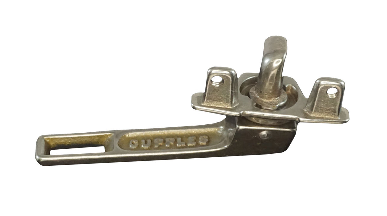 Angle Base Project-In Hopper Handle  -  White Bronze