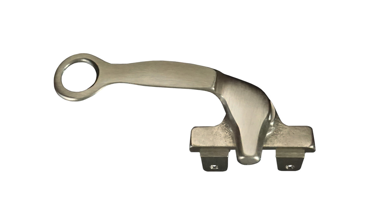 WRS Left Hand Angle-Base Cam Handle with Pole Hook Hole - White Bronze