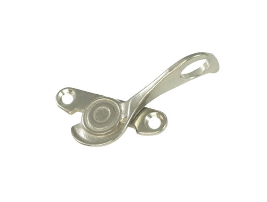 WRS 2-1/8" Sweep Lock with Pole Ring - White Bronze