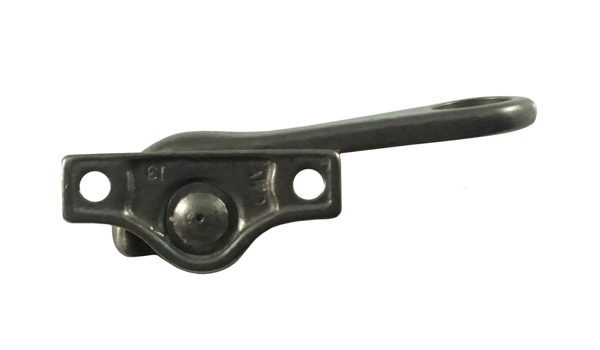 WRS Left Hand Pole Operated Sweep Lock  -  White Bronze